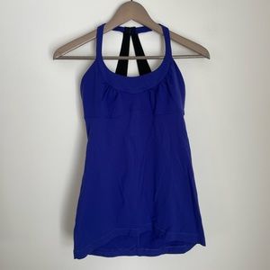 Blue Lululemon tank size M